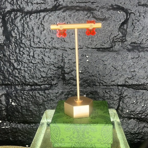 Red Gummy Bear Post Earrings 🐻 - Picture 6 of 8